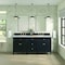 James Martin Vanities Lorelai 72in Double Vanity, Black Onyx w/ 3 CM Ethereal Noctis Silestone Top 424-V72-BKO-FENC - alternate 3