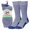 Railroad Sock Womens Crew Socks, 96% Spun Polyester, 4% Spandex, Navy, 5-10 W; 4 Pair-7.5 M, 1 PR 684 TS NV - alternate 1