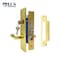 Ecs Hardware Durable Heavy Duty Mortise Lockset w/ Lever US3 Polished Brass, 2-3/4 in Larger Backset, Left Handed ECSH-MLWL234-PB-SC1-LH - alternate 2