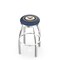 Holland Bar Stool Co 36" Chrome U.S. Navy Swivel Bar Stool, Accent Ring L8C2C36Navy - alternate 1