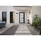 Vdomdoors Front Exterior Prehung FiberGlass Door Frosted Glass / Manux 8312 Matte Black / Sidelight Exterior MANUX8312EXD-BLK-W36+14 x H80-RH - alternate 2