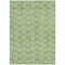 Homeroots 8' X 10' Green And Ivory Geometric Washable Indoor Outdoor Area Rug 583345 - alternate 2
