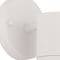Homeroots White LED One Light Outdoor Can Shape Wall Sconce 398817 - alternate 2