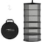 Ipower YSSOA 6 Layer 24in Herb Drying Rack, Hanging Dry Mesh Folding Basket Dryer with Opendoor and Hook f GLDRYROPEND2L6 - alternate 1