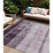 Homeroots 8' X 10' Purple Ombre Washable Non Skid Indoor Outdoor Area Rug 563670 - alternate 1