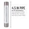 Ace Trading - Nipple 1/2 in. MIP each X 1/2 in. D MIP Galvanized Steel 4-1/2 in. L Nipple 301UP12X412 - alternate 3