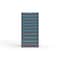 Strong Hold 10 drawer cabinet - (6x 4ft, 4x 5ft) - Blue accents - Keyed Alike S3060-PPAAS-1003FS - alternate 1