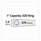 Avery Durable View Binder with DuraHinge and EZD Rings, 3 Rings, 1" Capacity, 11 x 8.5, White, 12PK 09301CT - alternate 3