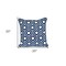 Homeroots 20" X 20" Blue Geometric Cotton Zippered Pillow 529279 - alternate 2
