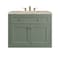James Martin Vanities Chicago 36" Single Vanity, Smokey Celadon, w/ 3 CM Tajnar Eclos Top 503-V36-SC-3TJR - alternate 3