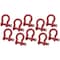 Mytee Products 3/8in 1.0 Tons Anchor Shackle Forged Carbon Steel & Alloy Screw Pin, 10PK SHACKLE-ANCHOR-SP-38x10 - alternate 3