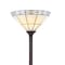 Jonathan Y Moore Tiffany-Style 68.57" Torchiere LED Floor Lamp, Bronze JYL8005A - alternate 3