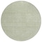 Homeroots 8' Mint Green Round Geometric Washable Indoor Outdoor Area Rug 607490 - alternate 2