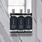 Amenie Sicilian Tangerine Aquamenities 3 Chamber Refillable Dispenser, Black Powder Coated ASPVD300BLKKIT-AmenieST - alternate 2