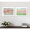 Homeroots Set Of Two Garden Flowers II 1 White Framed Print Wall Art, 2PK 408003 - alternate 2