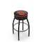 Holland Bar Stool Co 30" 4" USC Trojans Cushion Seat, Blk Wrinkle Base Swivel Bar Stool L8B130SouCal - alternate 1