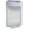 Safety Technology International Universal Stopper Cover, Polycarbonate, Flush Mount, 5 1/2 in W x 8 1/8 in H x 2 5/8 in D STI-13010NW - alternate 1