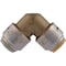Sharkbite 1/2'' CTS x 1/2'' Polybutylene 90 Deg. Push-to-Connect Conversion Brass Elbow UR4248A - alternate 3