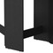 Homeroots 24" Wood Brown And Black Drop Leaf Trestle Base Dining Table 530200 - alternate 5