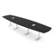 Skutchi Designs Arc Boat Conference Table With Power, 48 in W, 168 in L HAR-ABOT-48X168-T-U999ST19-ESIL - alternate 1