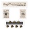 Homeroots Kitchen Print 33x8 and Mug RackHorizonal 27x8x3 White Framed Print Kitchen Wall Art, 4PK 406669 - alternate 1