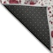 Homeroots 9' X 12' Burgundy And Ivory Abstract Washable Indoor Outdoor Area Rug 614141 - alternate 3