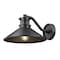 Z-Lite RLM 1-Light Outdoor Wall Light, 12 in W x 7.25 H, Sand Black 5022M-BK - alternate 3