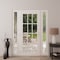 Vdomdoors Front Exterior Prehung Metal-Plastic Door Clear Glass / MANUX 8355 White Silk / Office Commercial a MANUX8355EXD-WS-W12+36+12xH80-RH-I - alternate 4