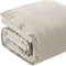 Homeroots Beige King 100% Cotton 140 Thread Count Washable Duvet Cover Set 529009 - alternate 3