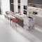 Apollo Tile 24x24 in. Matte White with Multi flecks Porcelain Wall and Floor Tile 15.93 sq ft/case, 4PK TER88MXSPK2424 - alternate 4