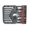 Wrightmaster Black Hand Tool Box with 4 Layers and Wheels - Secure, Portable Tool Storage ZR-W110290122 - alternate 2
