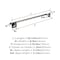 Amerock Stature Brushed Nickel Transitional 24 in 610 mm Towel Bar BH36094G10 - alternate 3