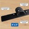 Grizzly Supply Adhesive Hook and Loop Roll, 4 ft L, 2 in W, Hook and Loop Connection, Black, 1PK GS-HLAR4x2-0 - alternate 3