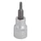 Vulcan Fractional Hex Bit Socket, Chrome, 1/8 in, 3/8 in Drive, 1-7/8 in OAL 3506005420 - alternate 1