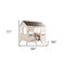 Homeroots White Solid Wood Full House Bed 285629 - alternate 2