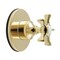 Kingston Brass Single-Handle Three-Way Diverter Valve with Round Trim Kit, Polished Brass KS3032NX - alternate 1