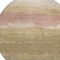 Homeroots 8' Tan And Beige Round Abstract Washable Indoor Outdoor Area Rug 618156 - alternate 5