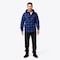 Mobile Warming Men's Heated Hooded Jacket, Black/Blue, Heats Up to 13 Hours M MWMJ54050324 - alternate 1