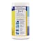 Lysol Disinfecting Wipes, 1-Ply, 7 x 7.25, Lemon and Lime Blossom, White, 80 Wipes/Canister, PK6 19200-77182 - alternate 3