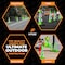 Xpose Safety Traffic Safety Cone, 36 in, Premium PVC, Dual 6 in & 4 in Reflective Collar, Lime Green, 8 pk LTC36-64-8-X - alternate 3