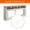 Edendirect 60 inch Fireplace TV Stand for TVs up to 70 inch, with 50 inch smart Electric Fireplace, white ZR-W1769S00011 - alternate 3