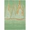 Homeroots 3' X 5' Green And Gold Nautical Washable Indoor Outdoor Area Rug 631035 - alternate 3