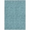 Homeroots 3' X 5' Teal Blue And Ivory Geometric Washable Indoor Outdoor Area Rug 602395 - alternate 2