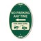 Signmission No Parking Anytime Tow-Away Zone with Left Ar, 12 In X 18 In Architectural, Heavy Gauge Aluminum A-OV-G-1218-23772 - alternate 1