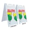 Signmission Balloons, A-Frame & 2 Decals Installed, Heavy-Duty Plastic Frame SBHD-D-2436-Balloons - alternate 3