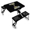 Picnic Time Family Of Brands Towson University Tigers - Picnic Table Portable Folding Table, Black 811-00-175-176-1 - alternate 1