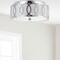 Jonathan Y Aria 2-Light 12.25" Metal LED Flush Mount, Chrome JYL3502B - alternate 3