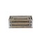 Homeroots Set of Three Natural Solid Wood And Metal Crate, 3PK 487702 - alternate 3