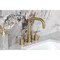 Kingston Brass Widespread Bathroom Faucet with Brass Pop-Up, Brushed Brass FSC8933KPS - alternate 2