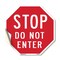 Signmission Stop Do Not Enter, 10 Inch X 10 Inch, Vinyl Decal OC-D-10-11 - alternate 1